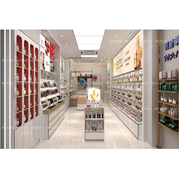 Skincare Jewelry Store Display Cabinets Rack Custom Retail Fixtures Interior Design