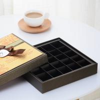Estampagem Custom Luxury colorido de papel Kraft embalagem de caixa de chocolate com o seu próprio logotipo