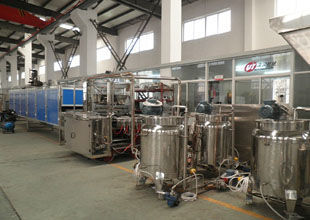 SS304 300KG/H 150KG/H Медленные конфеты Машины для производства гумового медведя Машины для обработки гумового желе медведя