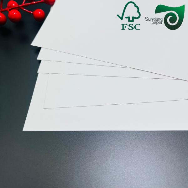 210g FSC C1S Ivory Board One Side White Coated For Packing Boxes