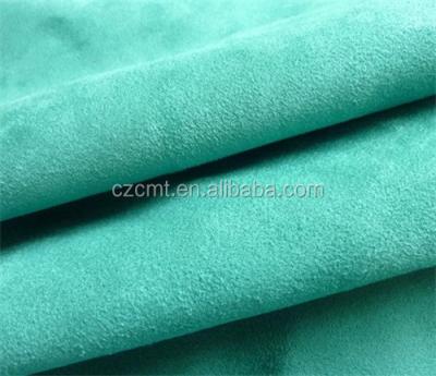 Plain Style 100% Polyester Microfiber Suede Fabric for Shoes