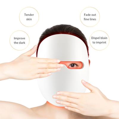 Skin Repair 7 Color Phototherapy Facial Mask Pigment Removal Led Light Face Mask