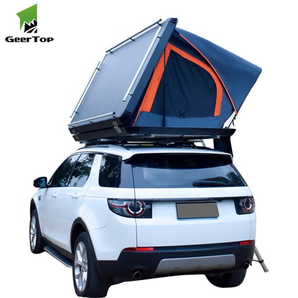 210*120cm Roof Top Two Bedrooms Aluminium Hard Shell Car Awning Tent