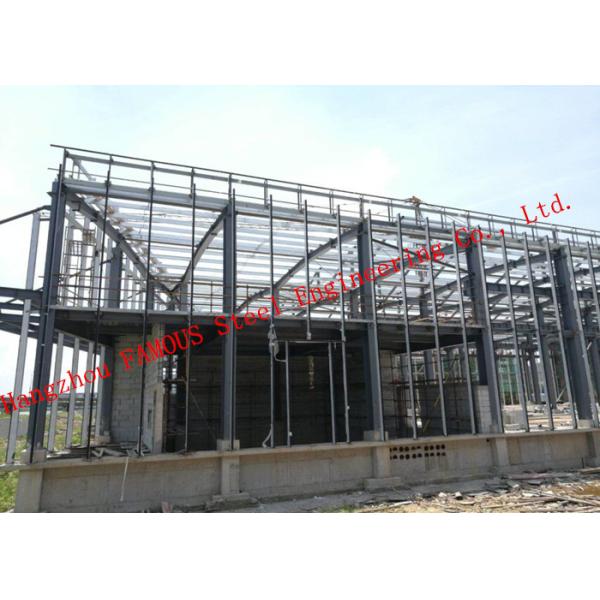 Поверхности ненесущей стены ПВ здания стеклянной промышленные стальные светозащитные и изоляция жары