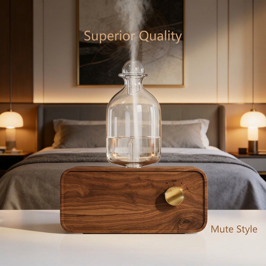 Whisper Quiet Aromatherapy Diffuser With Cold Air Diffusion Commercial Scent