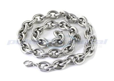 Custom Specialty Hardware Fasteners , Welded SUS316 Stainless Steel Twisted Link Chain DIN 764