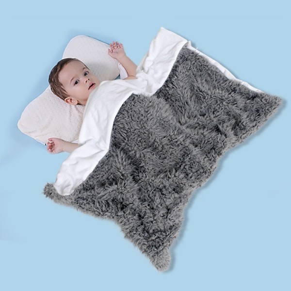 Eco-Friendly Baby Blanket For Sublimation 100% Polyester Double Layer Sherpa Plush Sublimation Throw