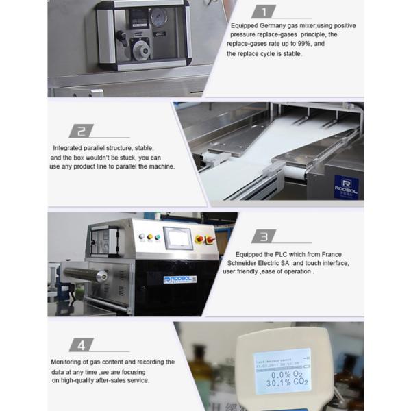 1500Pcs/H 220V 3.2KW Vacuum Pack Sealing Machine For Food Factory