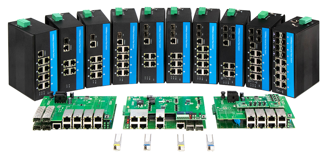 8-Port Serial Over Ethernet Industrial PoE Switch Gigabit Network L2+ ERPS Managed CE