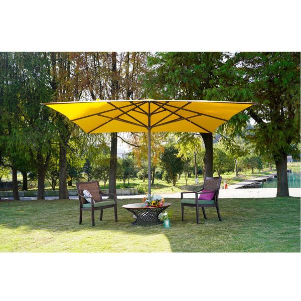 Patio Umbrella, Yard Umbrella Push Button Tilt Crank, Terrace Garden Restaurant Patio Parasol Outdoor Umbrella