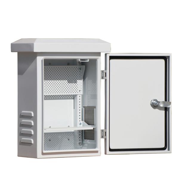 Galvanized Steel Electrical Enclosure Cctv Power Supply Distribution Box White Coating