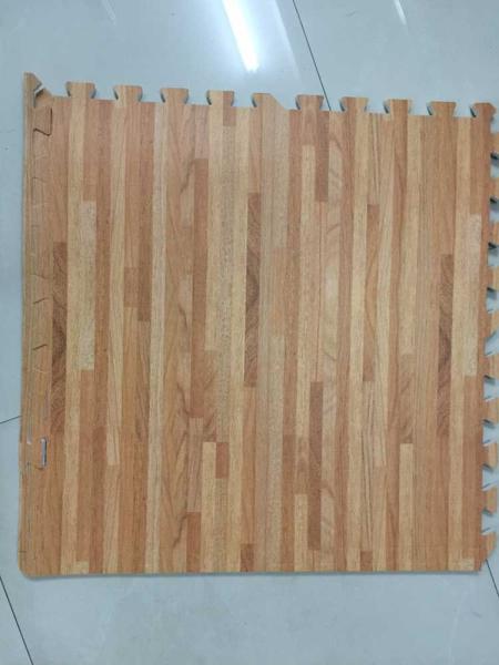 12mm Wood Effect Eva Kids Foam Mats Non-toxic Water Proof