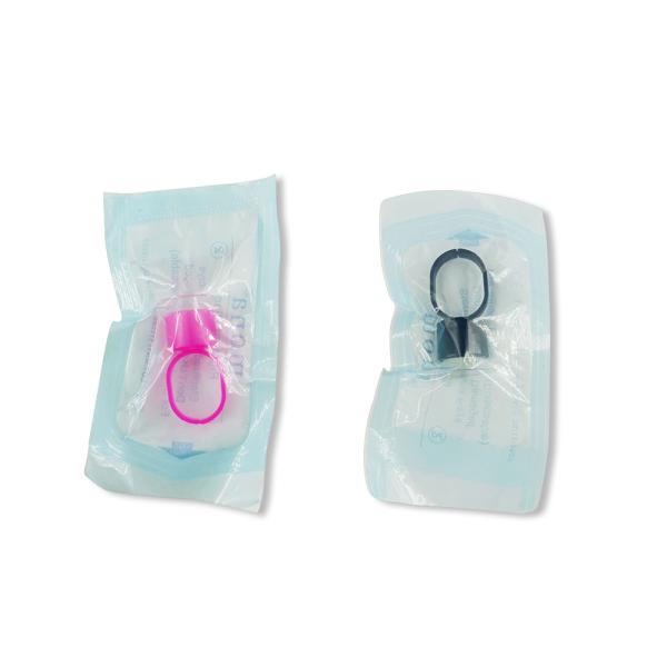 Matière plastique de Ring Cups Soft Silicone And de Microblading d'accessoires de colorant jetable de tatouage
