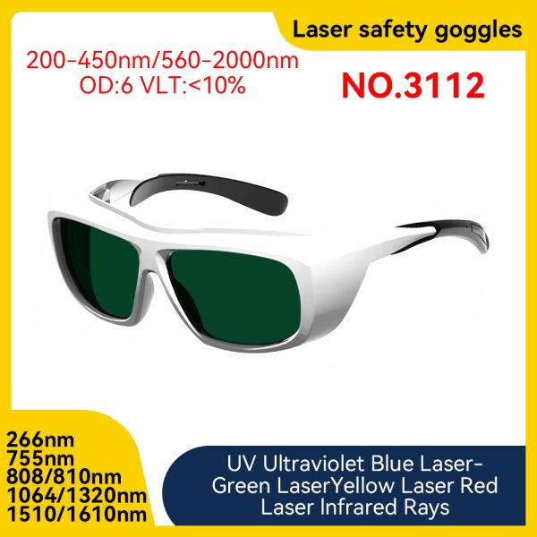 Laser Safety Glasses Laser Saftey Glasses Laser Protection Safeti Glasse 200-450nm 560-2000nm 1320nm 1610nm Co2 Laser Pointer Laser Safety Glasses Ipl Laser Glasses Laser Protection Goggles glasses