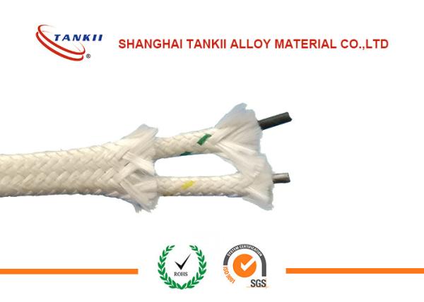 Multi Core High Temperature Thermocouple Extension Wire With PTFE Insulation  2 * 20 AWG Type KX