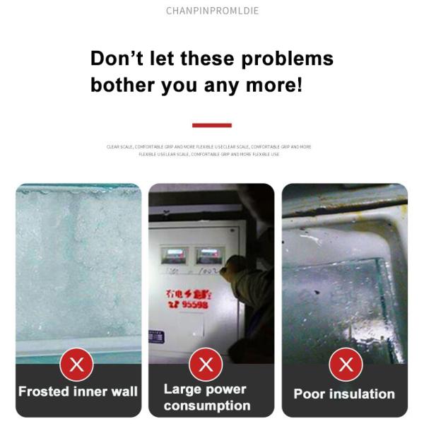 Type à distance de grand de supermarché réfrigérateur en verre vertical commercial de porte