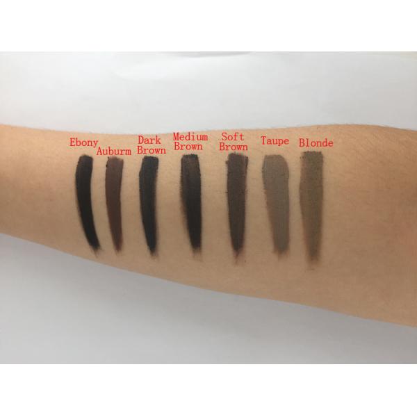 Продукты макияжа бровей цвета таможни 7 портативные для материала минерала перемещения