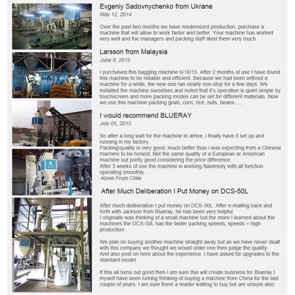 машина всечасного SS удобрения 600bags кладя в мешки с управлением датчика