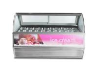12 Panes Commercial display de sorvete Freezer Vitrine Com compressor Secop