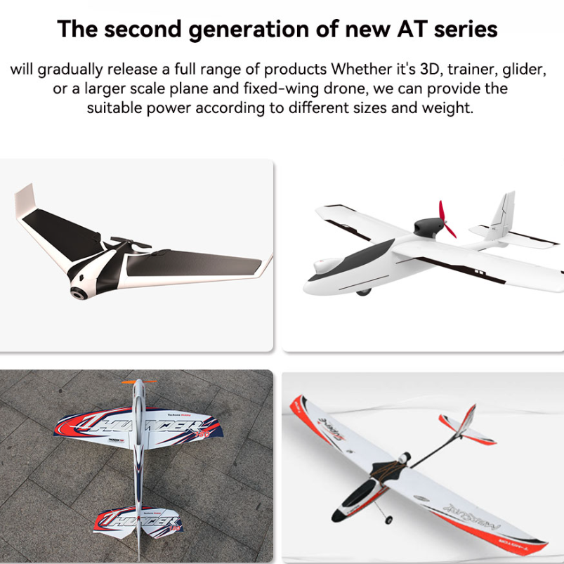 T-MOTOR AT8030 85CC Brushless 6800W 7500W 10S 14S Airplane Fixed Wing Drone Motor