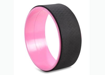 Red Plain Yoga Wheel High Balance Sweat Resistant High Balance For Fitness