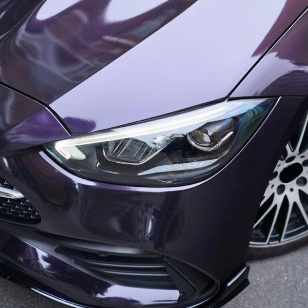 Glossy Ghost Midnight Purple Car Wrap Foil Best Car Vinyl Wrap Brand Color Shift Car Wrap