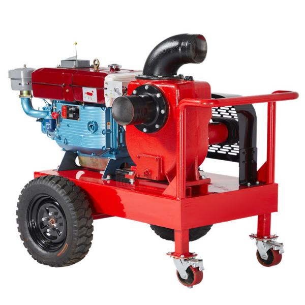 Cheap Mobile Water Pump Flow 25 m³/h Self Priming Pump Light Weight Diesel Powered Water Pumps