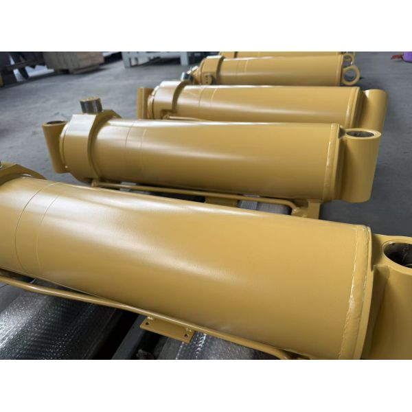 Hard Chrome Plated Luffing Hydraulic Double Acting Ram Cylinder For Construction Machinery
