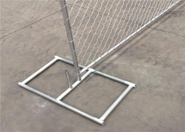 American Temp Chain Link Fence Fabric 6 Ft X 8 Ft Perimeter Patrol Panels Galvanized GAW