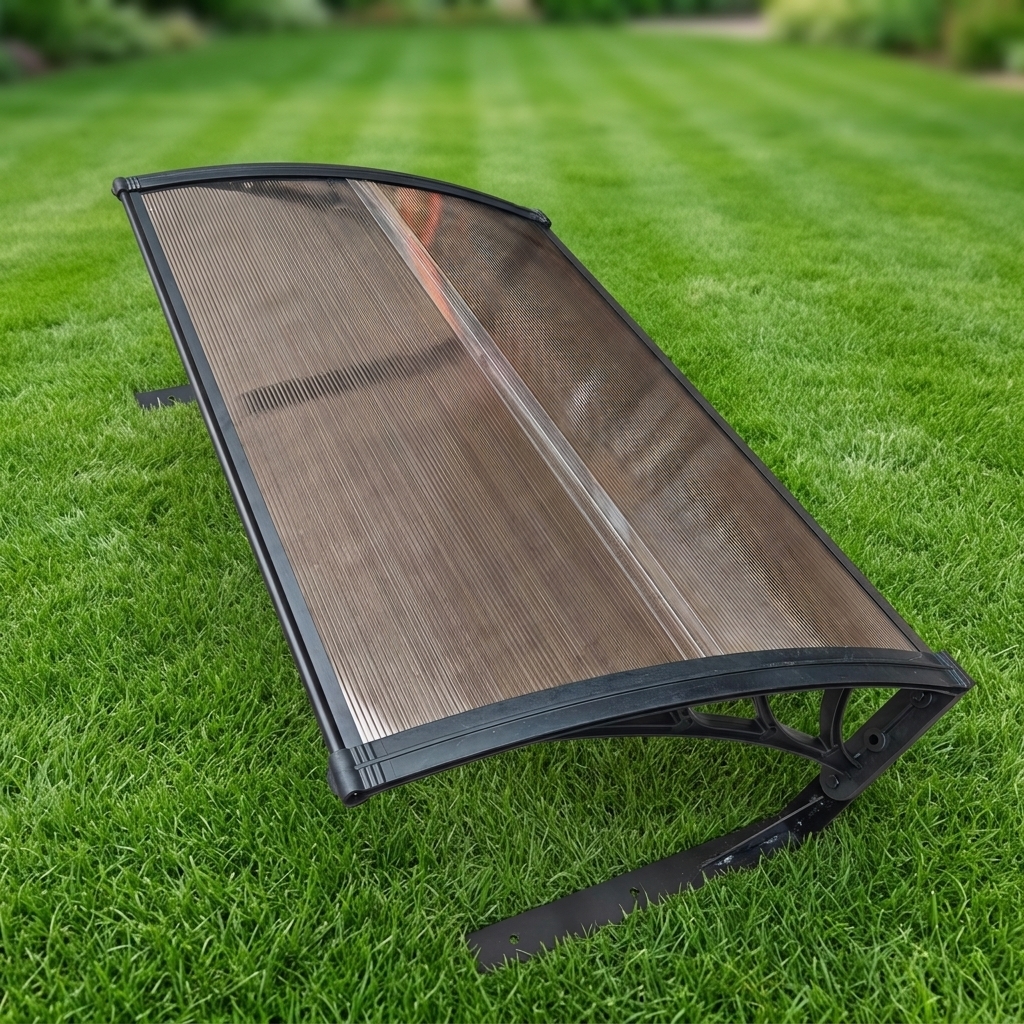 Bronze Polycarbonate sheet Roofing Plastic Bracket Lawn Mower Canopy Easy install