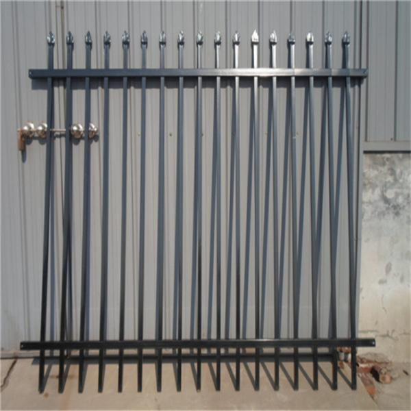 2100mm*2400mm Tubular Picket Fence Heat Treated