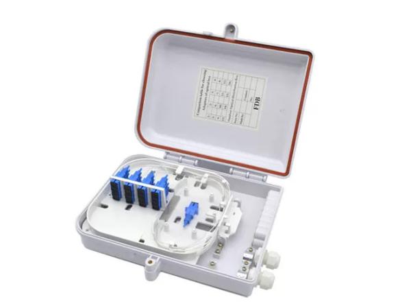 PC ABS Fiber Optic Distribution Box FTTx Fiber Optic Wall Mount Enclosures