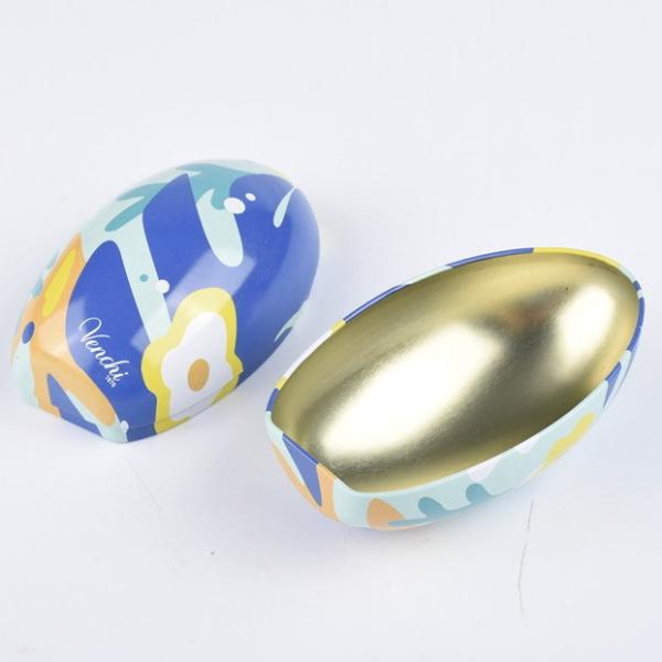 Envase para huevo de metal para la Pascua por el fabricante de envases de lata