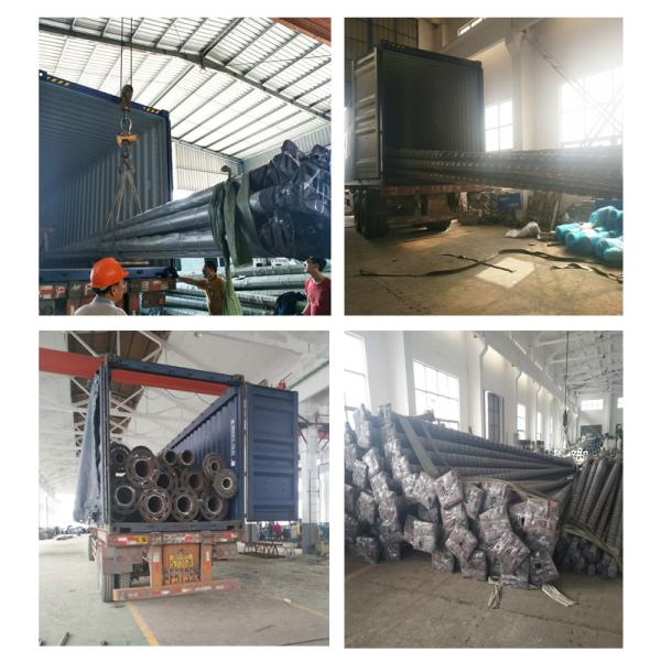 Conical Tapered CCTV Steel Pole Hot Dip Galvanized 10m Security Camera