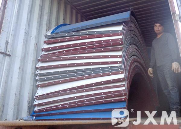 Stable Performance Cement Storage Silo / Mini Cement Silo With Breaking Arch Device