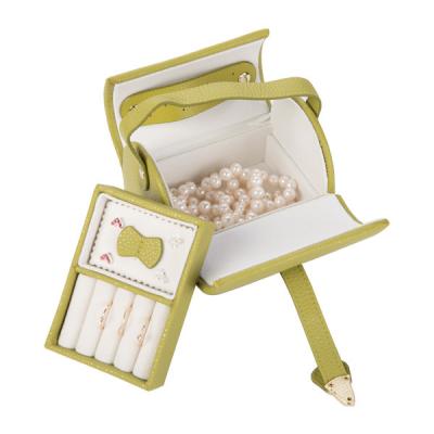 Lock Mirror Cabinet Portable Travel Jewelry Box All Sides With Full Cover