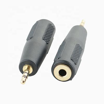 3 Poles TRS Jack Male to Female 2.5 to 3.5  Audio Adapter