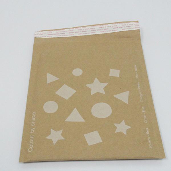 Biodegradable Bubble Pouch Bags 15x25cm Compostable Bubble Mailer