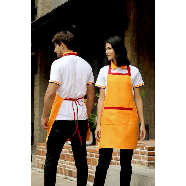 Изготовленная на заказ рисберма Bib хлопка варя рисбермы ресторана рисбермы кухни с карманами