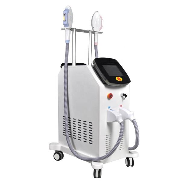 420nm-1200nm IPL SHR OPT Hair Removal Machine With Two Handles