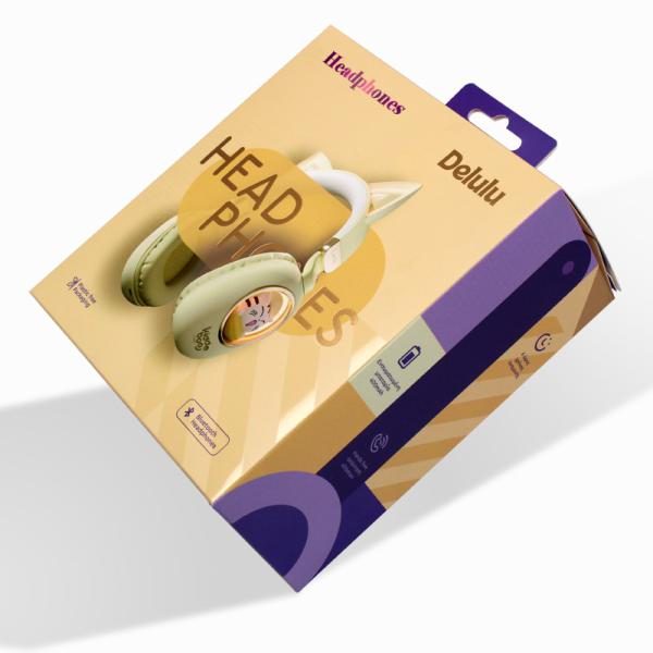 Custom Recycled Cardboard Wireless Headphone Packaging Box