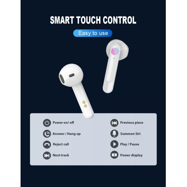 Стерео Earbuds наушника объемного звука PAU1623 TWS истинный беспроводной построил шлемофон Mic