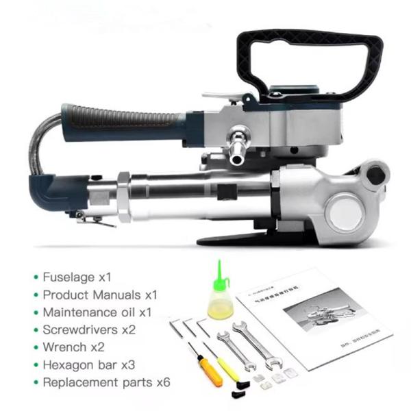 Heavy-Duty Pneumatic Strapping Tool for PP PET Straps 3500N Tension Force Performance