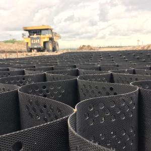 HDPE ジオセル 固定壁 プラスチック ランドスケープ ジオセル 砂岩格子