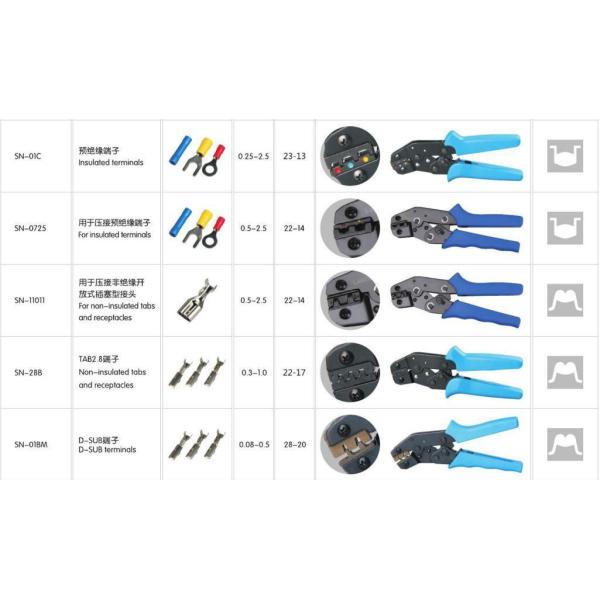 Caja conjunta Mini cortador de alambre de estilo europeo pinzas de pinza herramienta terminal 500 * 500 * 500