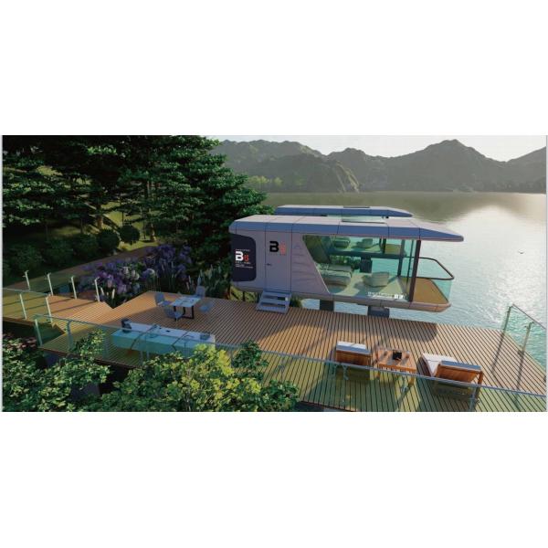 10 Tons Space Capsule House for Prefabricated Construction Customizable  Wind Resistance
