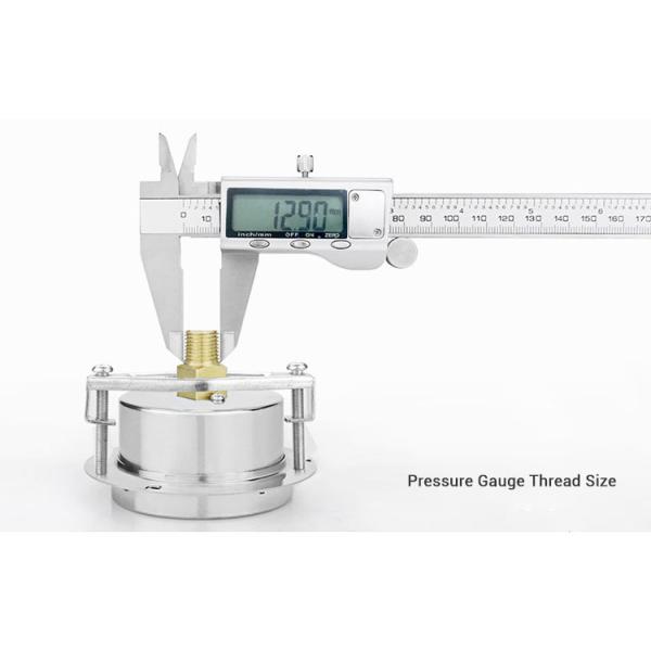 YE60ZTK U Clamp Capsule Manometer Pressure Gauge with High Accuracy Back Connection
