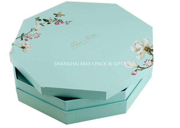 Luxury Custom Made Branded Gift Boxes Personalised Christmas Specialty Unique Octangular