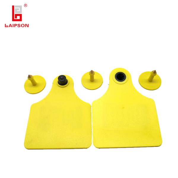 Max 100mm 75mm 6m ID Tracking Rfid Uhf Ear Tag