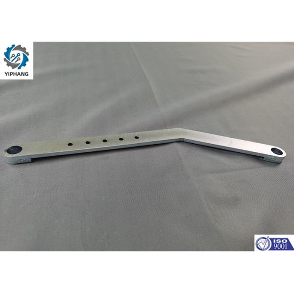 Galvanized Medical Sheet Metal Fabrication 5mm Inspection Equipment Shaft Holder Plate